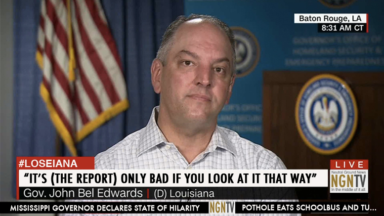 Gov. Edwards: Louisiana is the BEST worst state in the nation