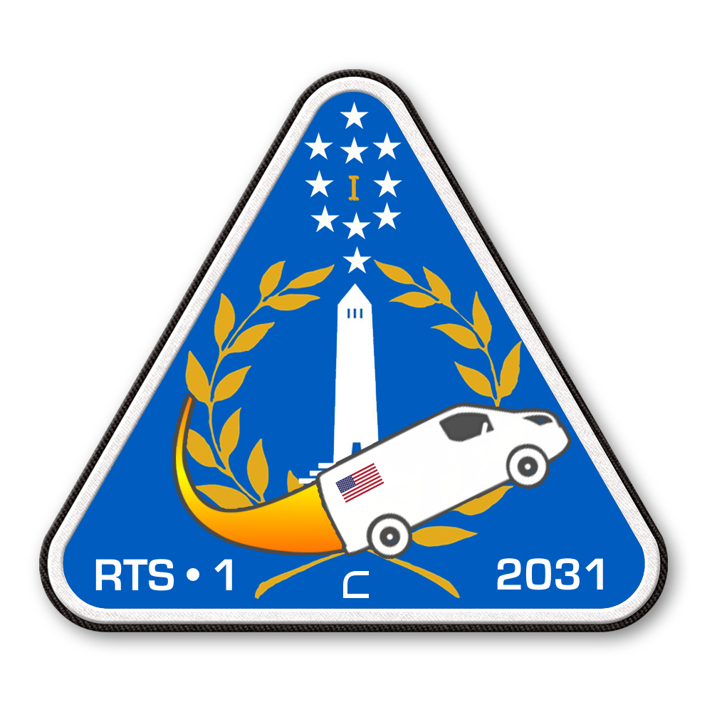 The patch to be worn by the crew sent on the mission to Chalmette in 2031.