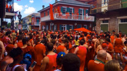 Crossdressers descend on New Orleans for Red Dress Run