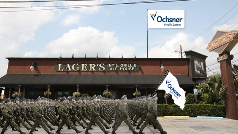 Ochsner Health System - Lager's International Ale House - New Orleans news - Neutral Ground News