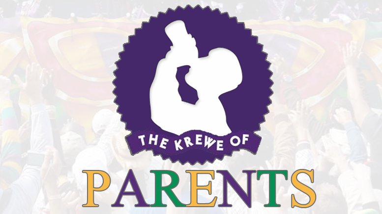Krewe of Parents parade to throw tons of crap they want out of the house in New Orleans Mardi Gras
