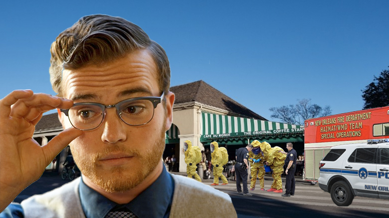 Tourist triggers hazmat response at Cafe du Monde over suspicious white powder