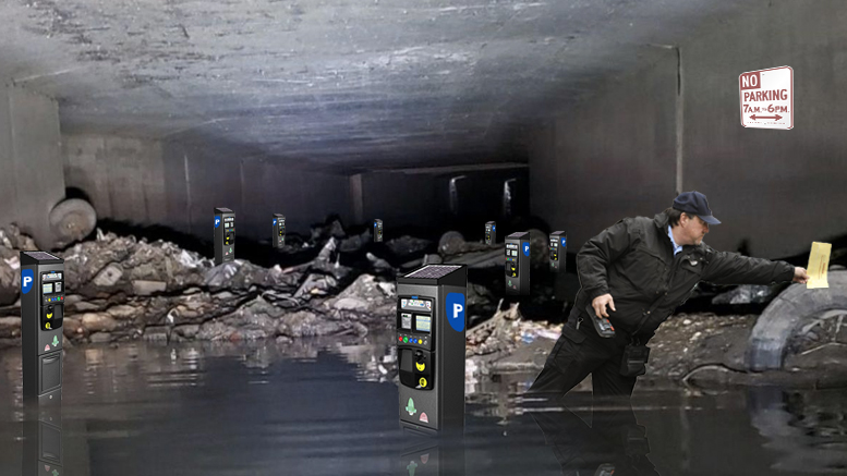 New Orleans immediately installs parking meter cameras, tickets cars in underground Mid-City canal