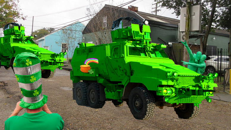 St. Patrick's Day Military Parade to roll on in New Orleans next weekend