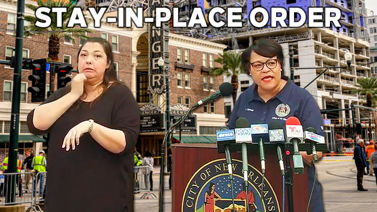 Mayor Cantrell orders every body in New Orleans to stay-in-place through May 16, give or take a year