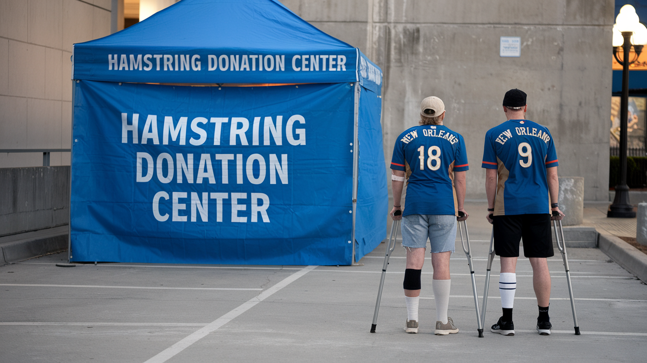 New Orleans Pelicans Launch City-Wide “Hamstring Donation Drive” to Save Season