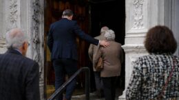 Local candidate greets parishioners outside New Orleans church ahead of upcoming election