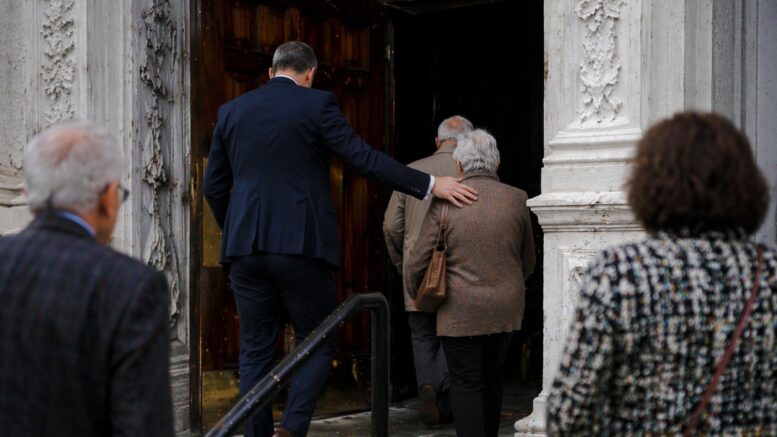 Local candidate greets parishioners outside New Orleans church ahead of upcoming election